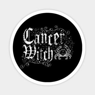 Cancer Zodiac sign Witch craft vintage distressed Horoscope Magnet